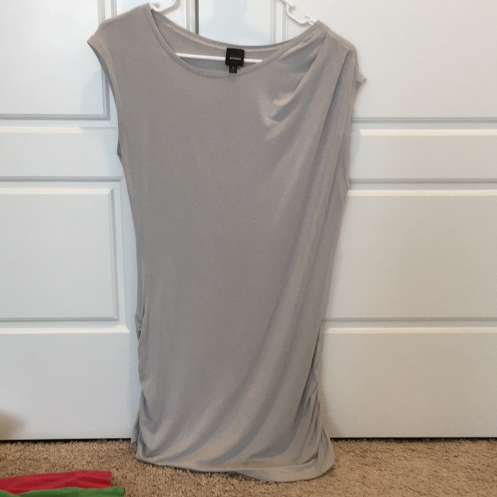 Long gray shirt
